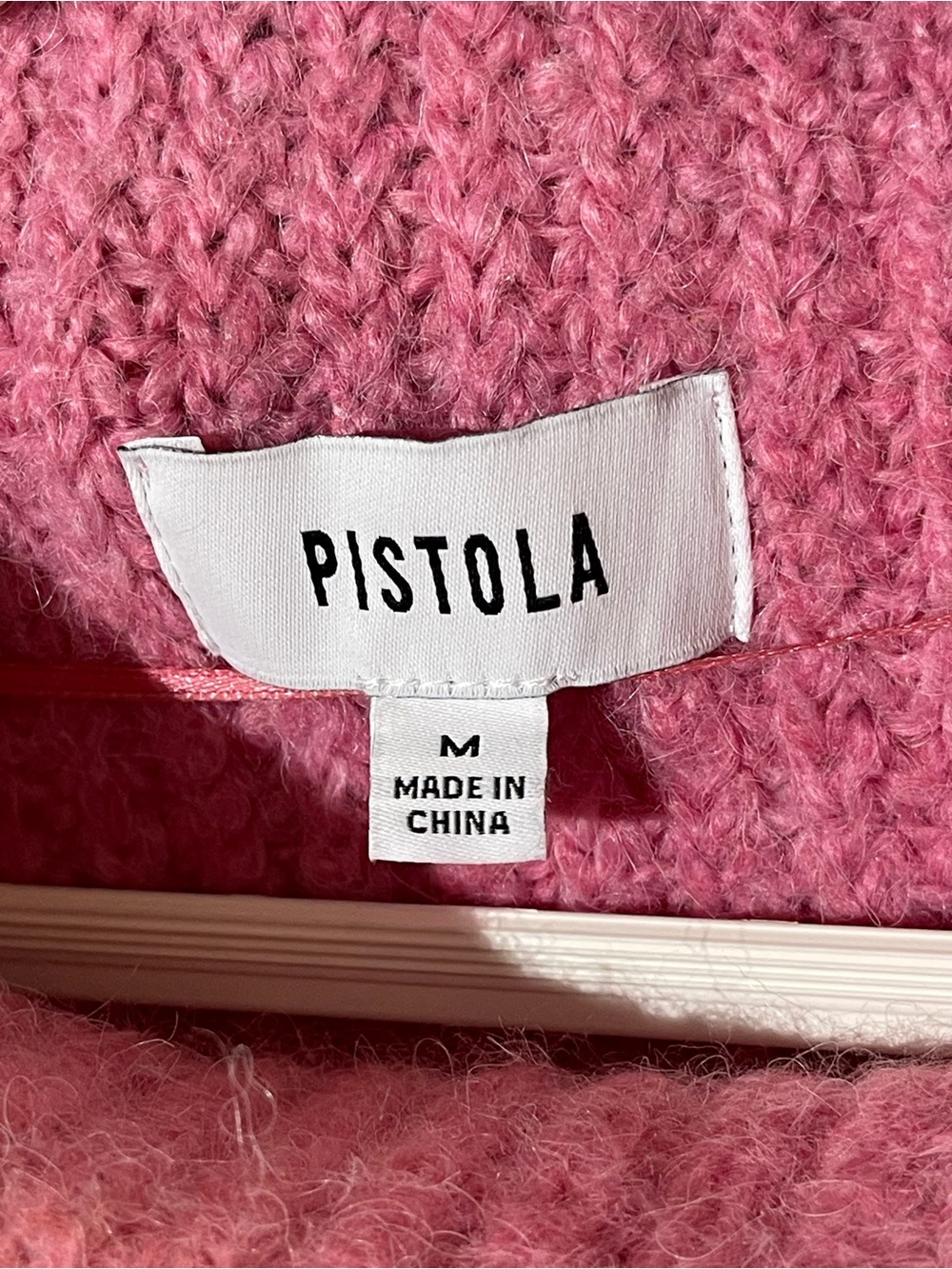 pistola Pink Cozy Ribbed Turtleneck Sweater - Picture 4 of 7